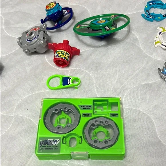 VINTAGE Hasbro Colorful Beyblade Set